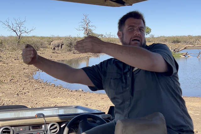 Life of a Ranger: Young elephants playfighting