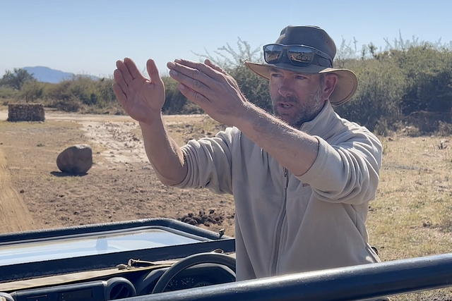 Life of a Ranger: The white rhino baby runs ahead
