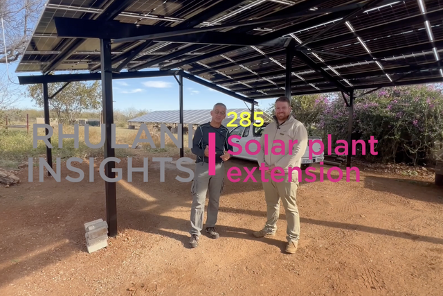 Rhulani Insights 285 - Solar plant extension